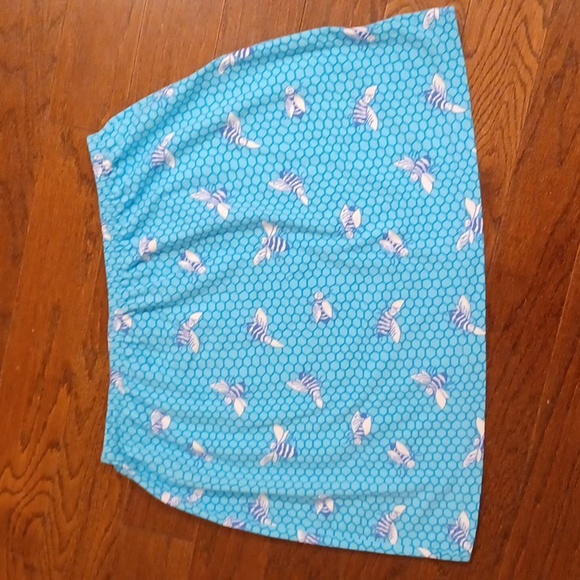 Lilly Pulitzer swim y2k cover up elastic mini skirt bumble bee - Picture 3 of 7